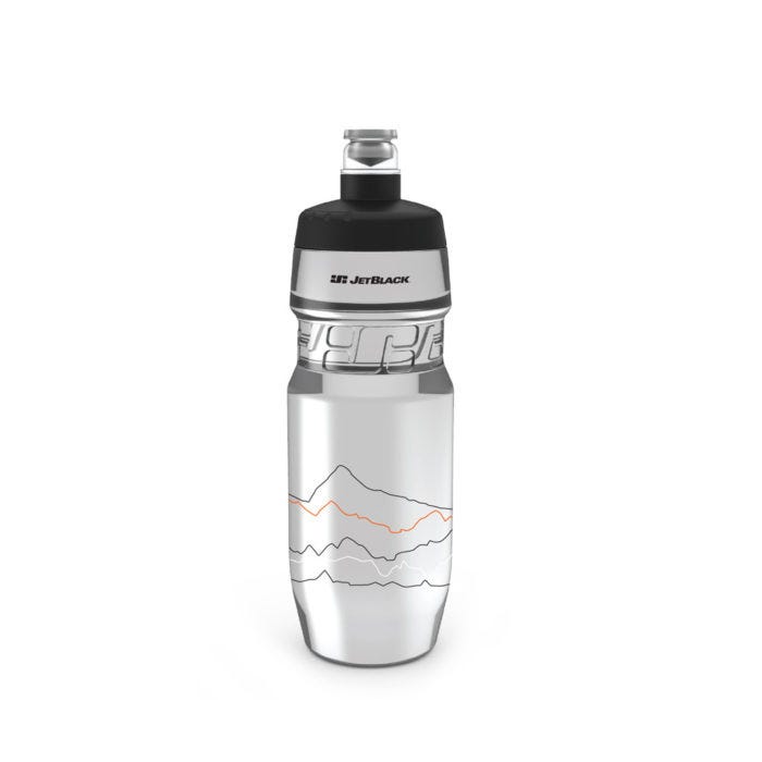 JetBlack Icon Bottle Clear Black 710mL