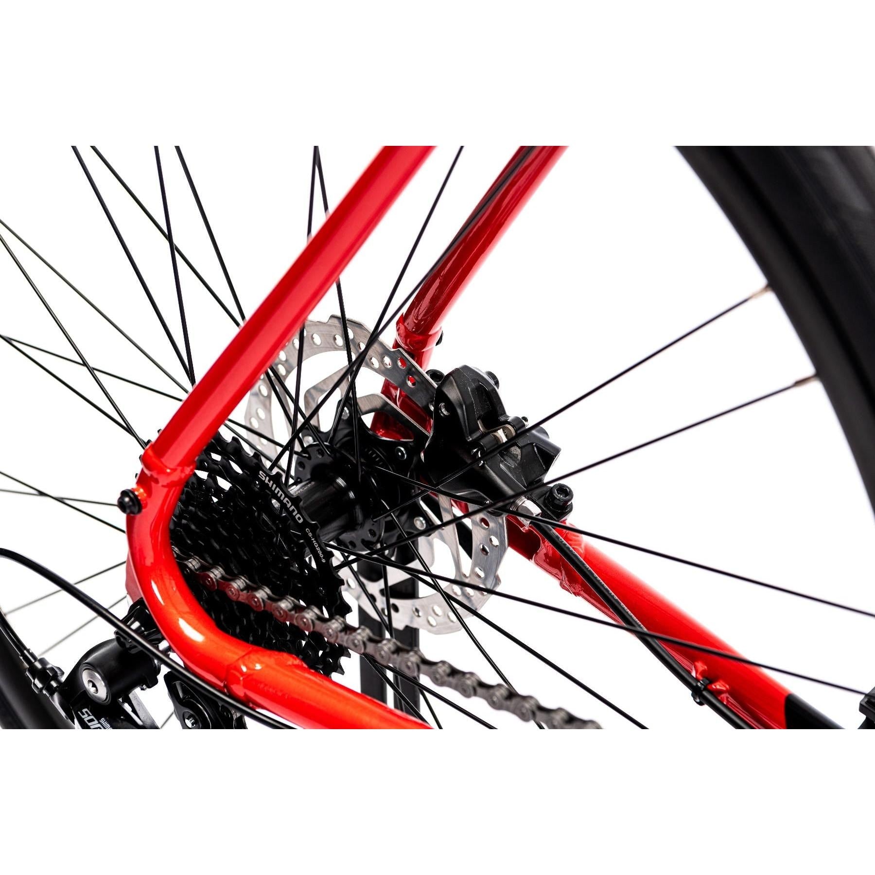 Merida Speeder 200 Flat Bar Road Bike Golden Red/Black