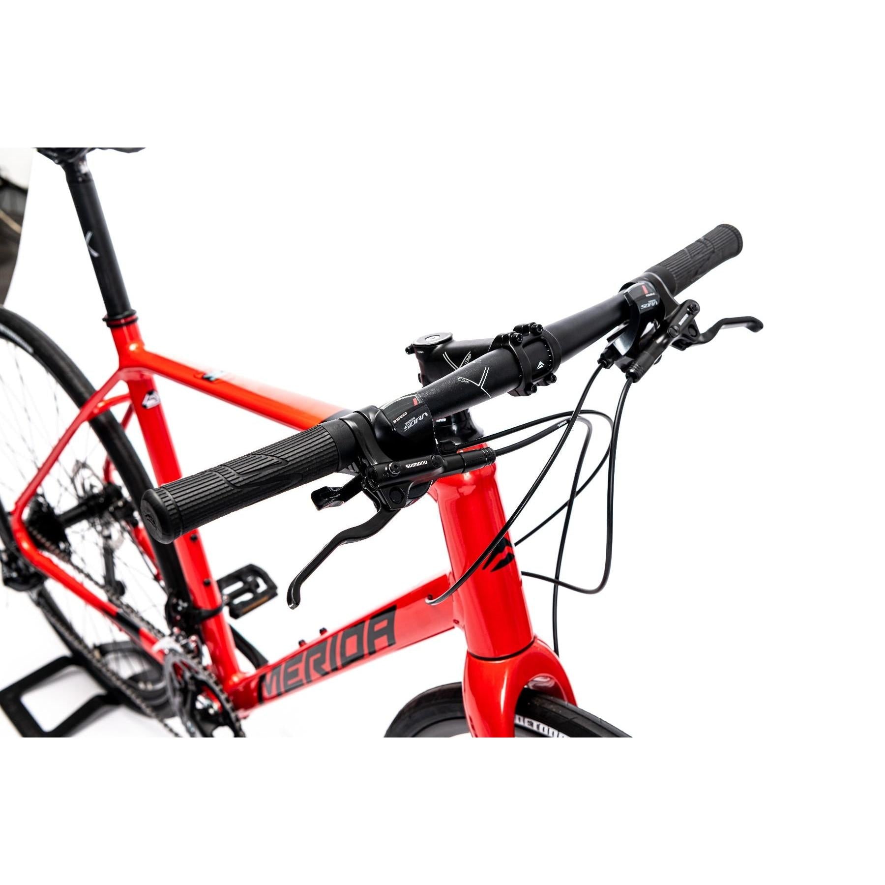Merida Speeder 200 Flat Bar Road Bike Golden Red/Black