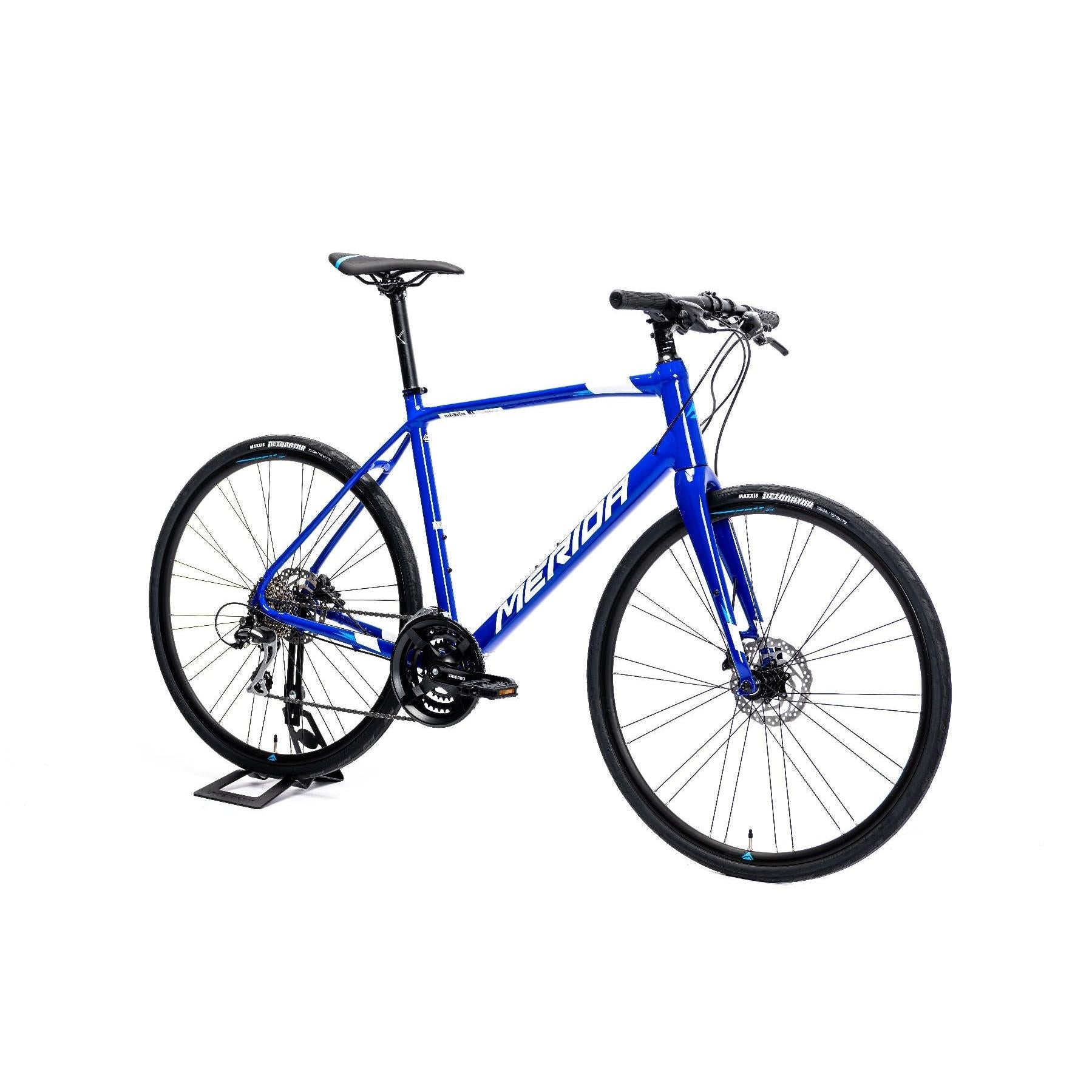 Merida Speeder 100 Flat Bar Road Bike Dark Blue/Blue/White