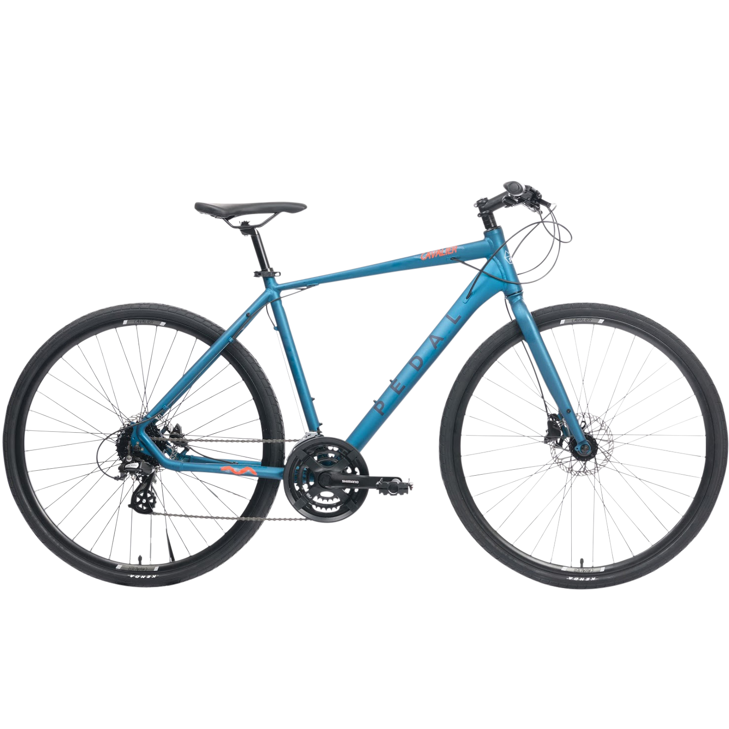 Pedal Cavalier 2 HD Flat Bar Road Bike Marine Blue