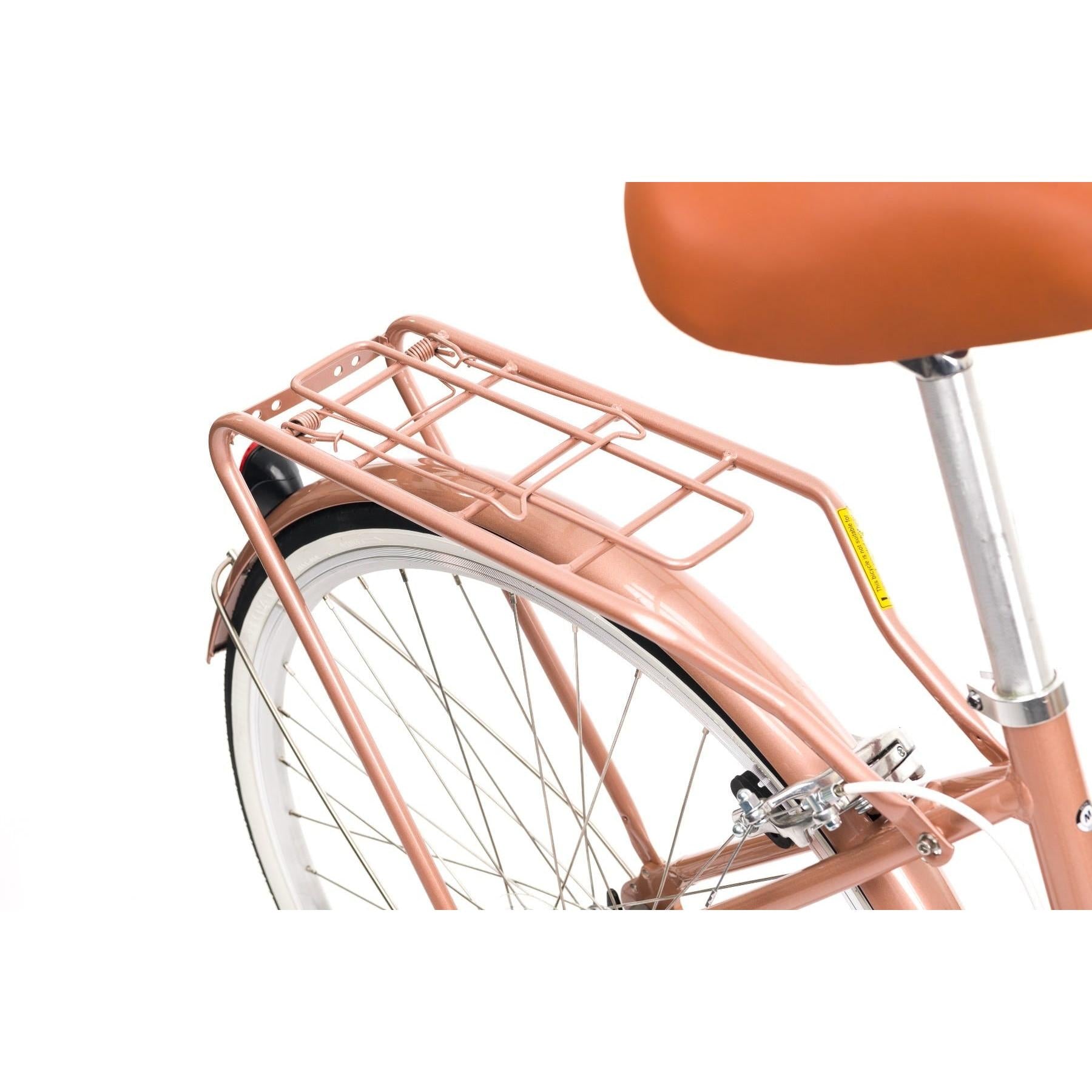 Pedal Uptown DLX Vintage Cruiser Bike Rose Gold