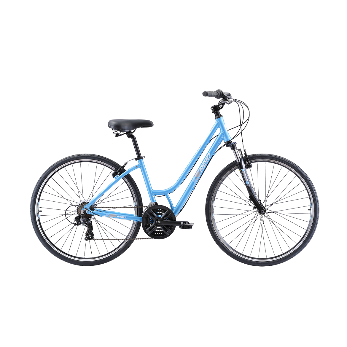 Reid Comfort 2 Step-Thru Cruiser Bike Light Blue