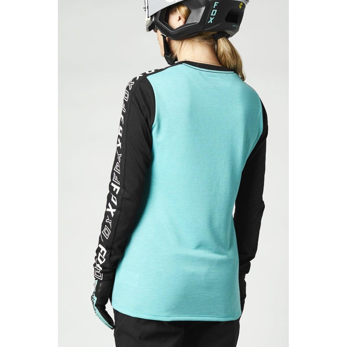 FOX Ranger DR Long Sleeve Women's Jersey Teal