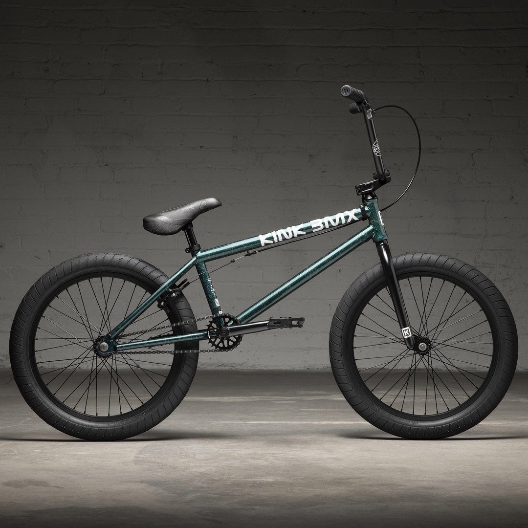 Kink Launch BMX Bike 20.25'' Gloss Galaxy Green