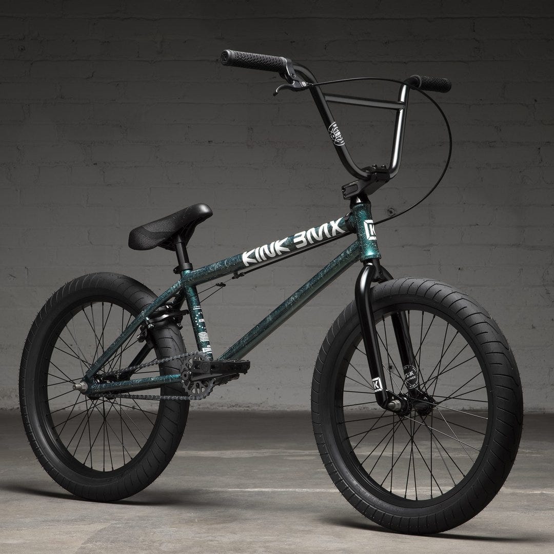 Kink Launch BMX Bike 20.25'' Gloss Galaxy Green