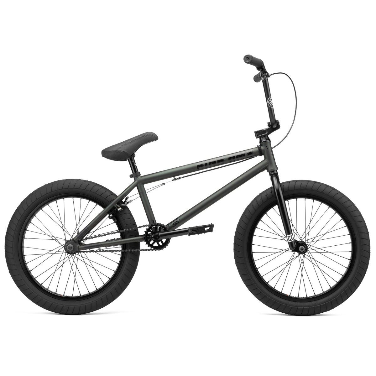Kink Whip BMX Matte Translucent Black
