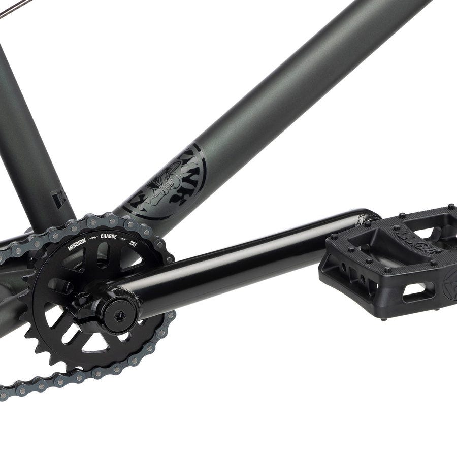 Kink Whip BMX Matte Translucent Black