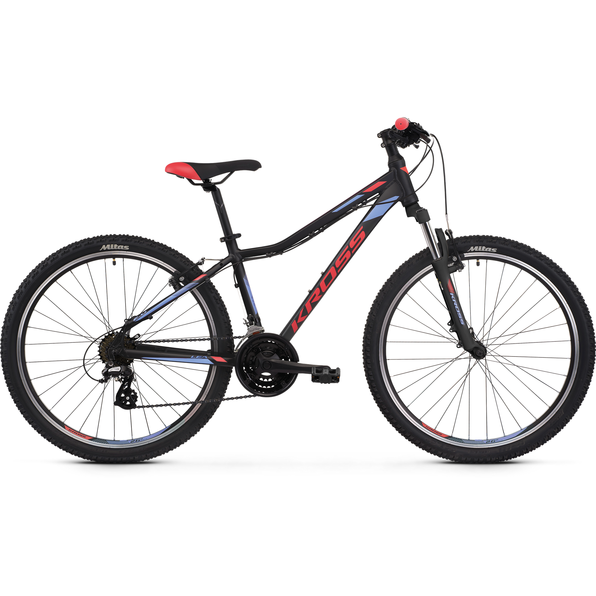 Kross Lea 2.0 27.5 Mountain Bike Black/Raspberry/Violet