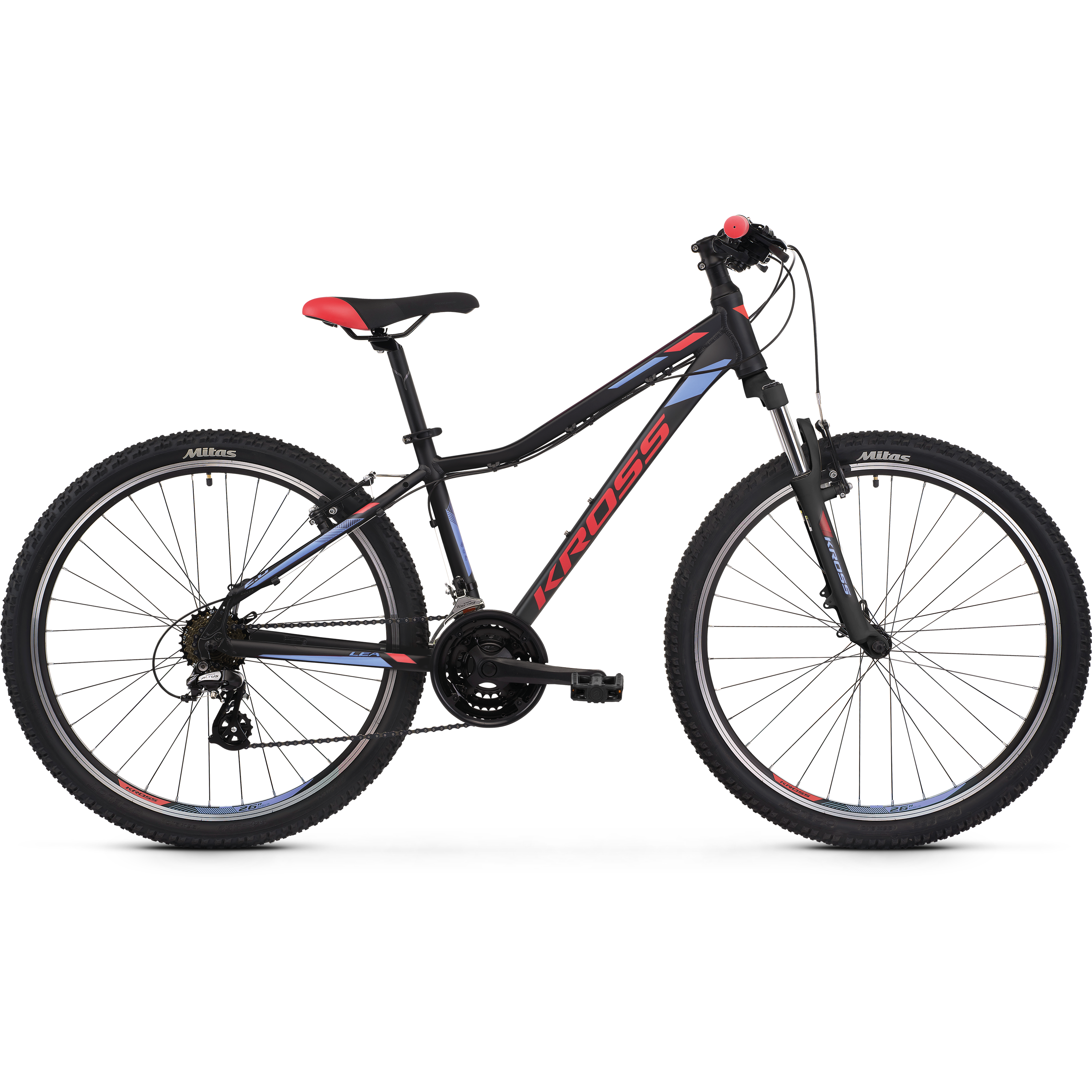 Kross Lea 2.0 27.5 Mountain Bike Black/Raspberry/Violet