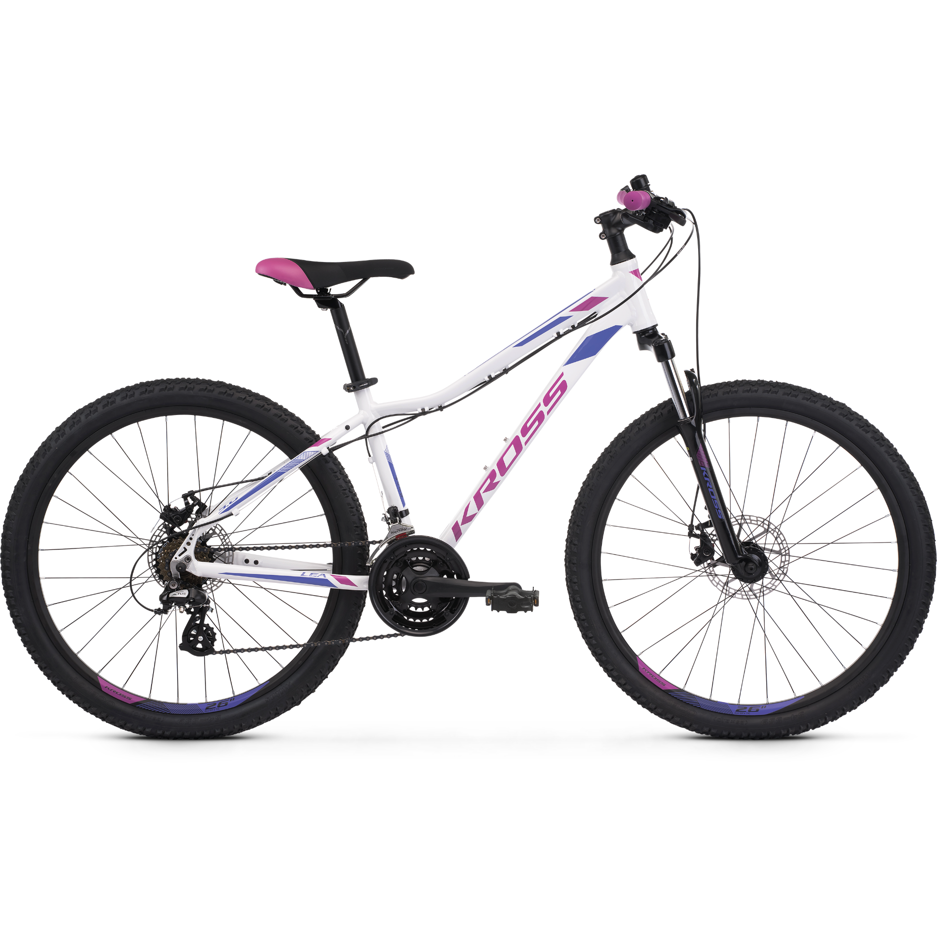 Kross Lea 3.0 26 Women's Mountain Bike White/Violet/Green XS (2020)