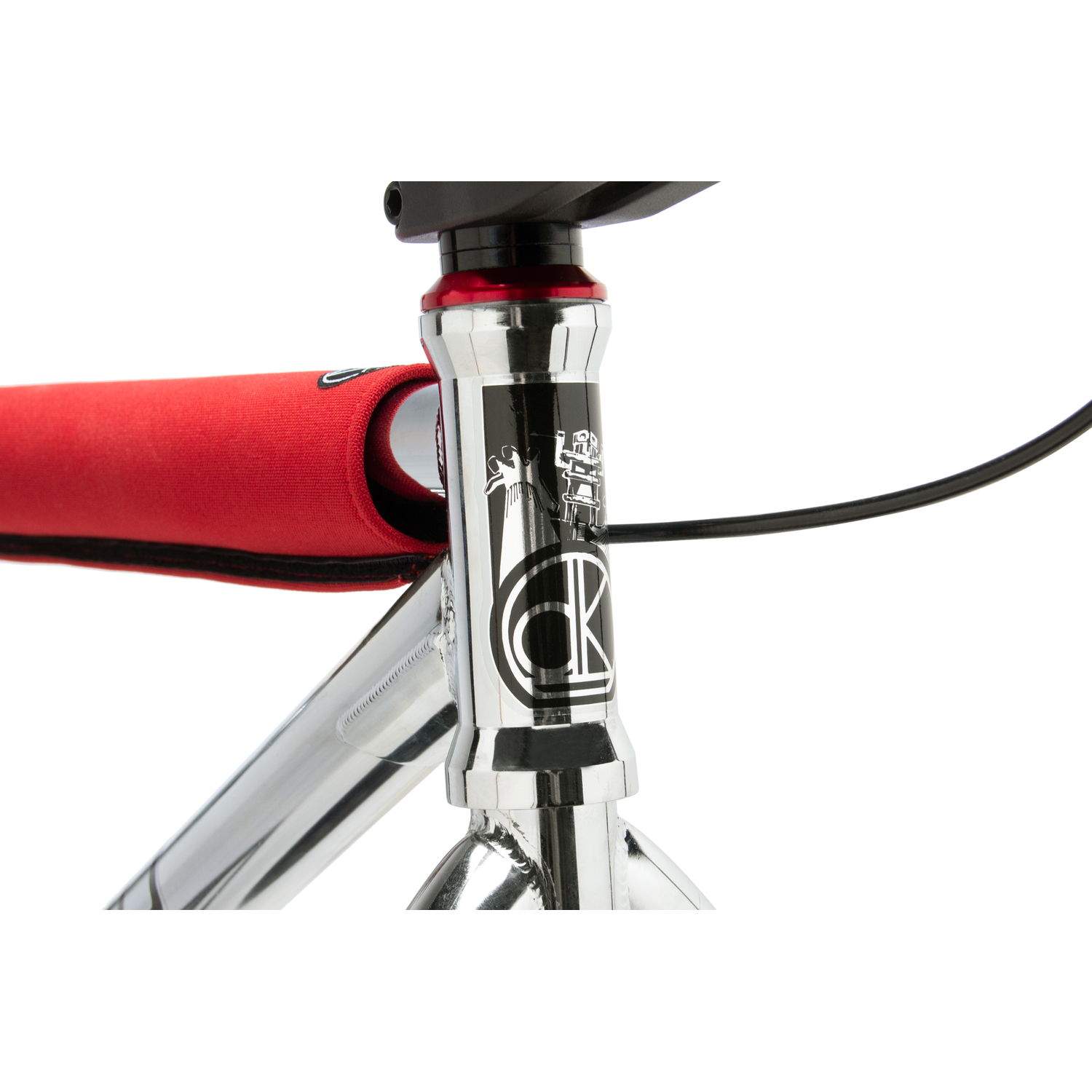 DK Legend 22.4 Inch TT BMX Cruiser Bike Chrome
