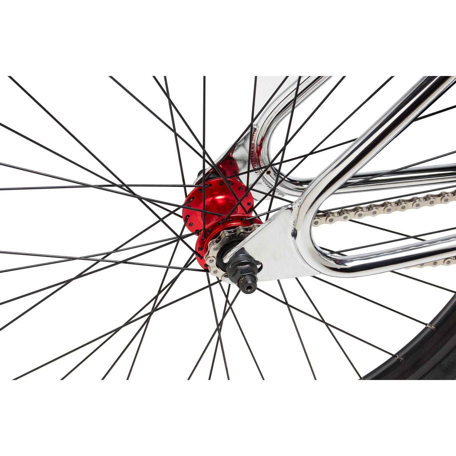 DK Legend 22.4 Inch TT BMX Cruiser Bike Chrome