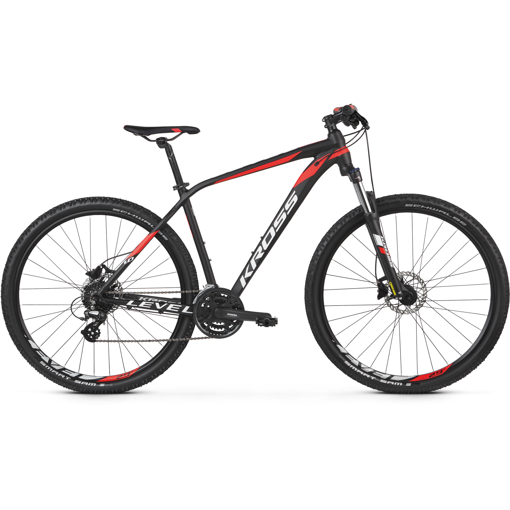 Kross Level 1.0 27.5 Mountain Bike Black/Red/White