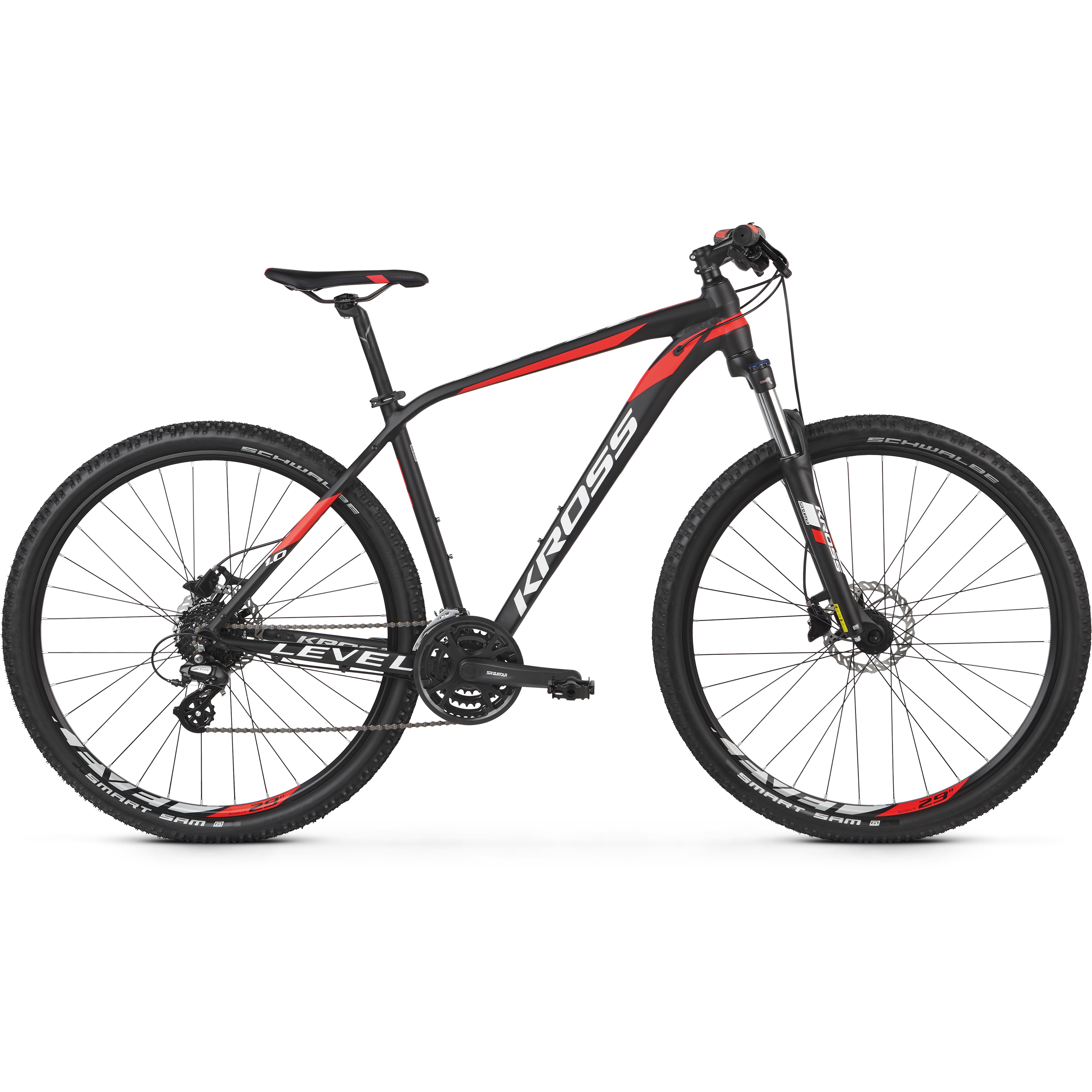 Kross Level 1.0 27.5 Mountain Bike Black/Red/White