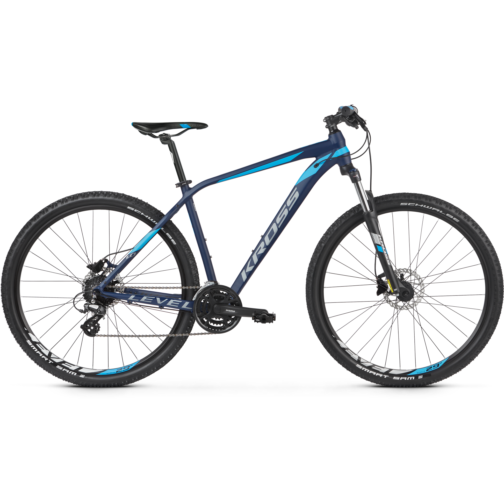 Kross Level 1.0 29 Mountain Bike Blue/Blue Silver