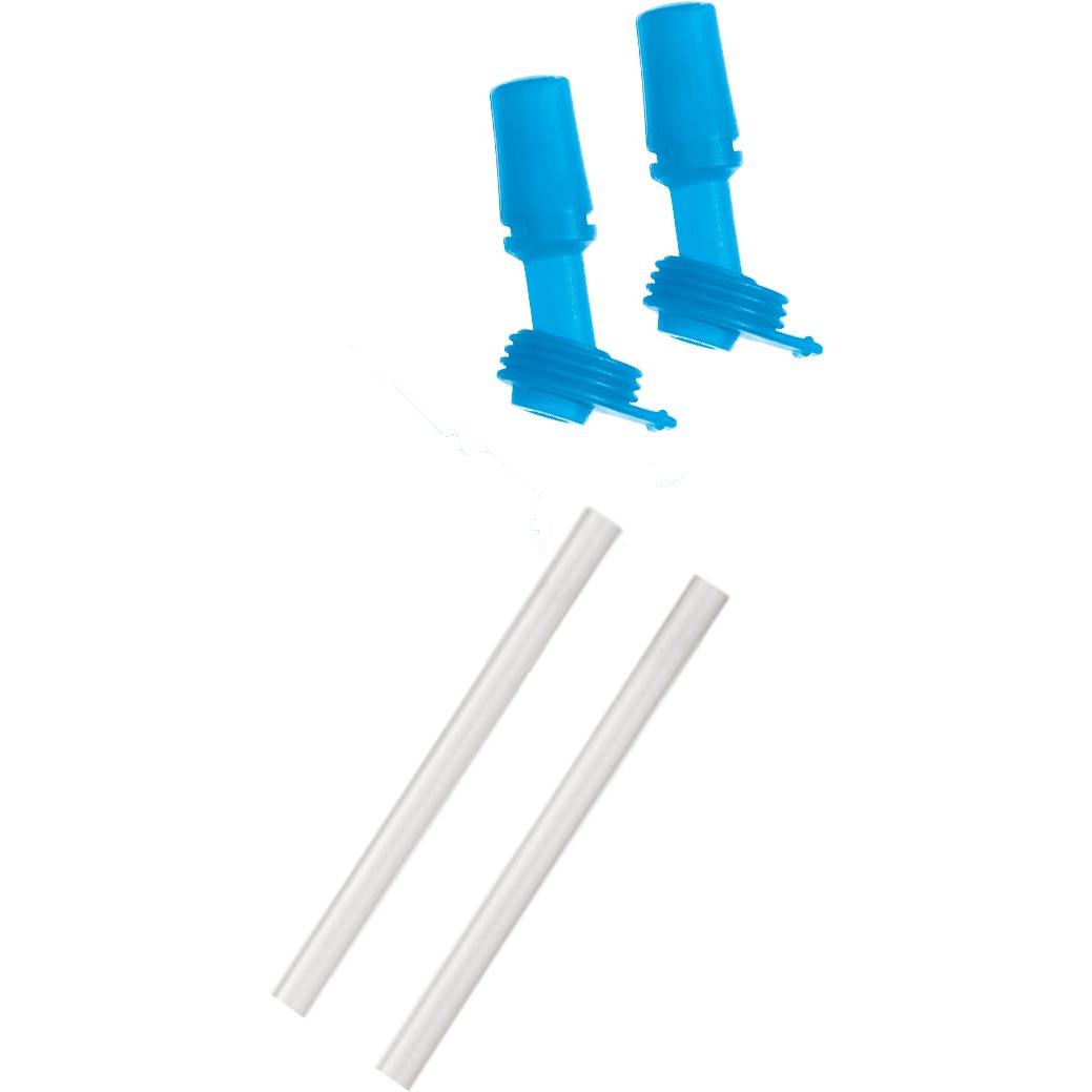 Camelbak Eddy Kids Bottle 2 Bite Valves Ice Blue & 2 Straws"