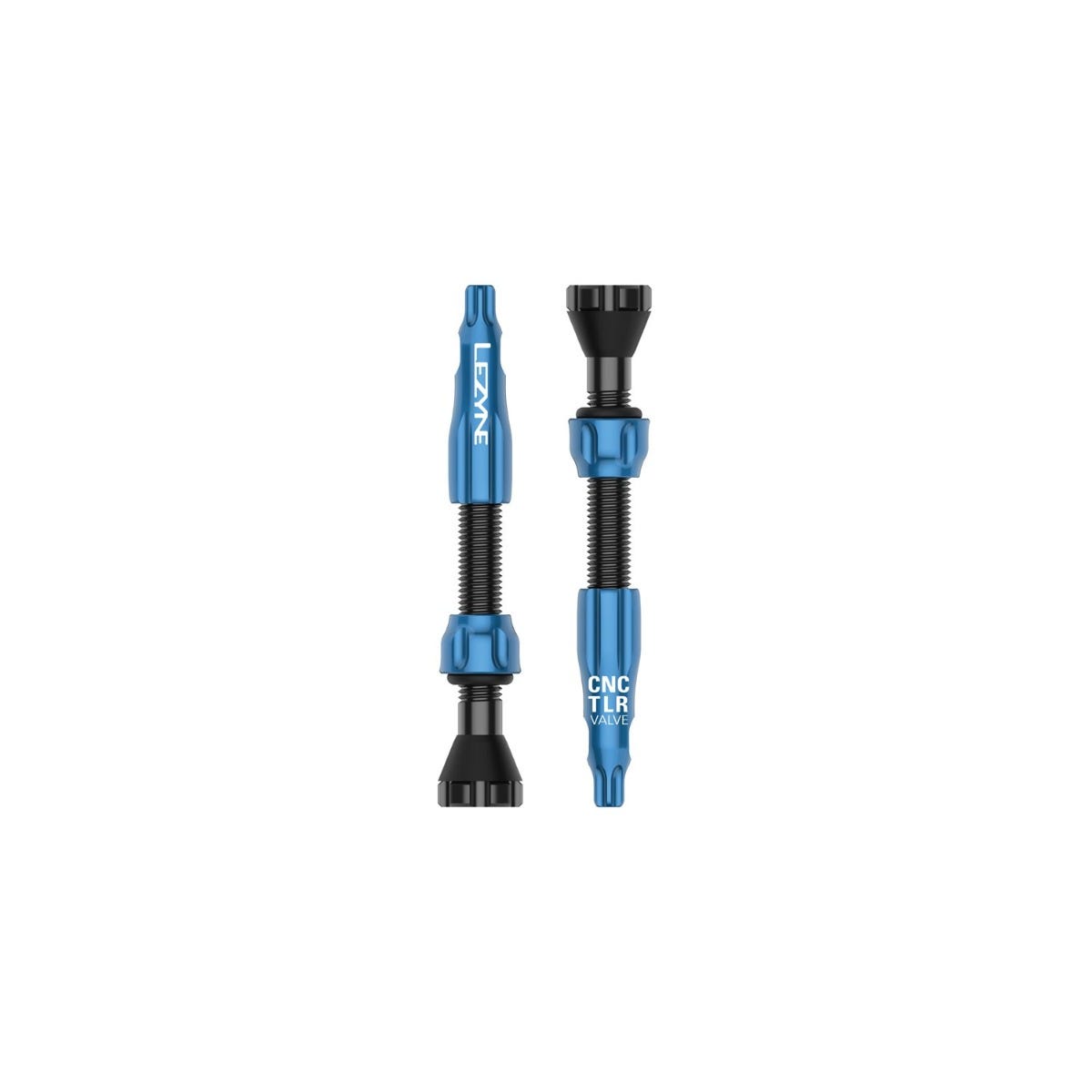 Lezyne CNC TLR Valves Blue 44mm