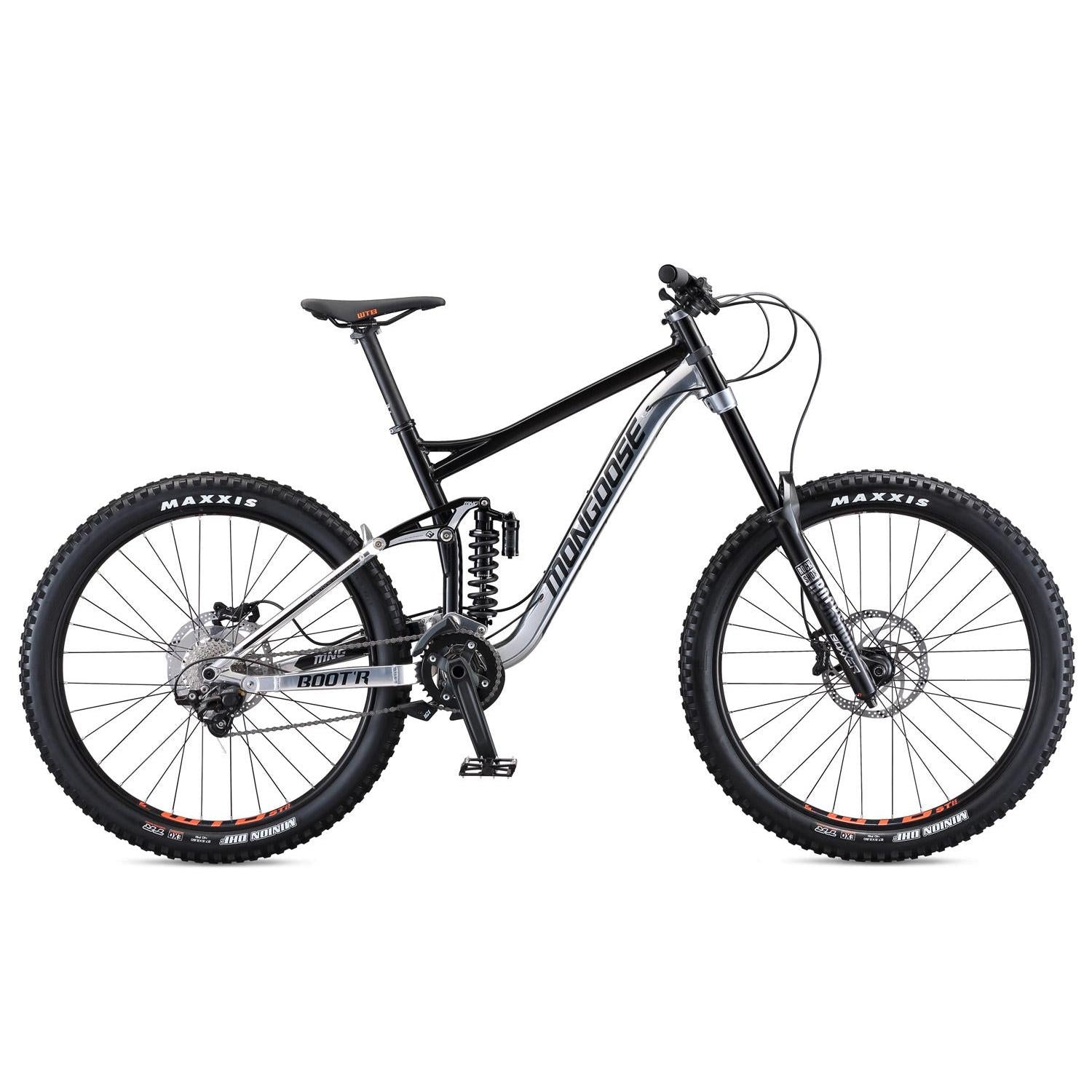 Mongoose Boot'R 27.5 Downhill Mountain Bike Black (2020)