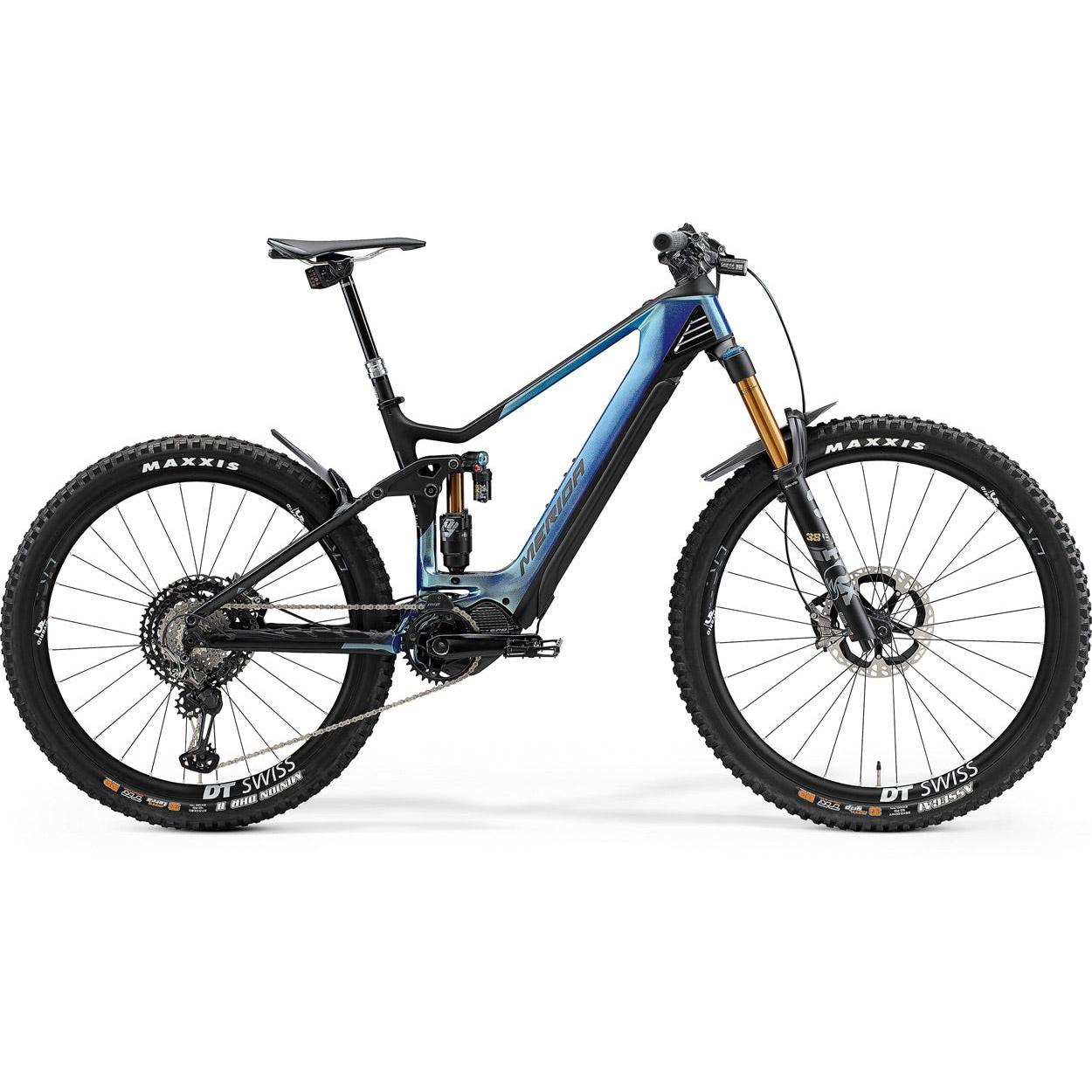 Merida eOne Sixty 10K Electric Mountain Bike Glossy Sparkling Blue/Matt Black