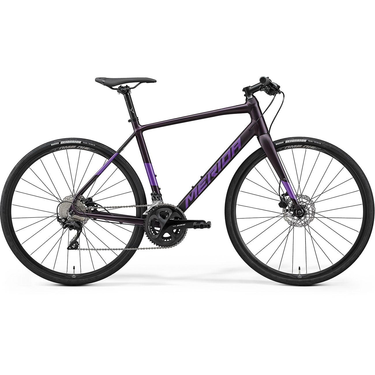 Merida Speeder 400 Flat Bar Road Bike Silk Dark Purple