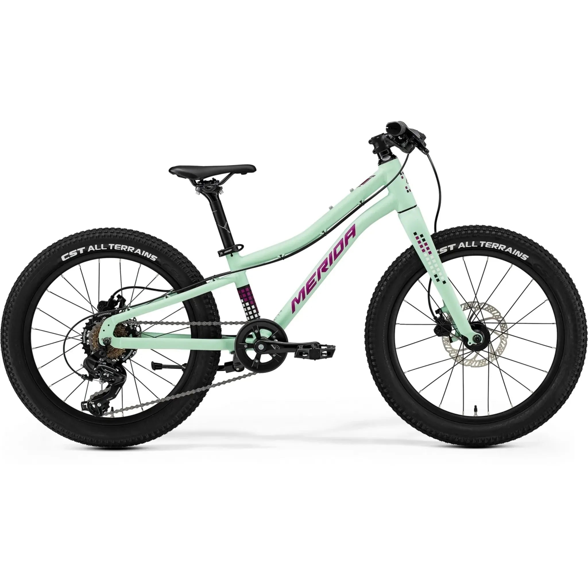 Merida Matts J20 Plus - 20'' Rigid Fork Kids Bike Matte Mint/Purple