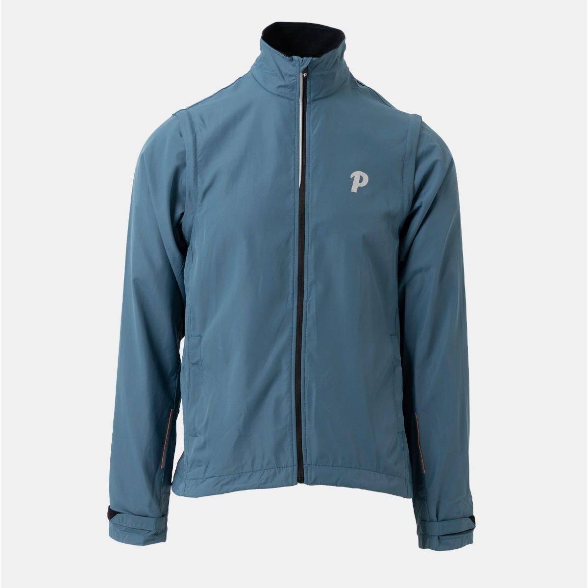 Pedal Convertible Men's Cycling Jacket Steel
