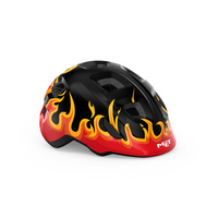 Met Hooray Kids Helmet Black Flame