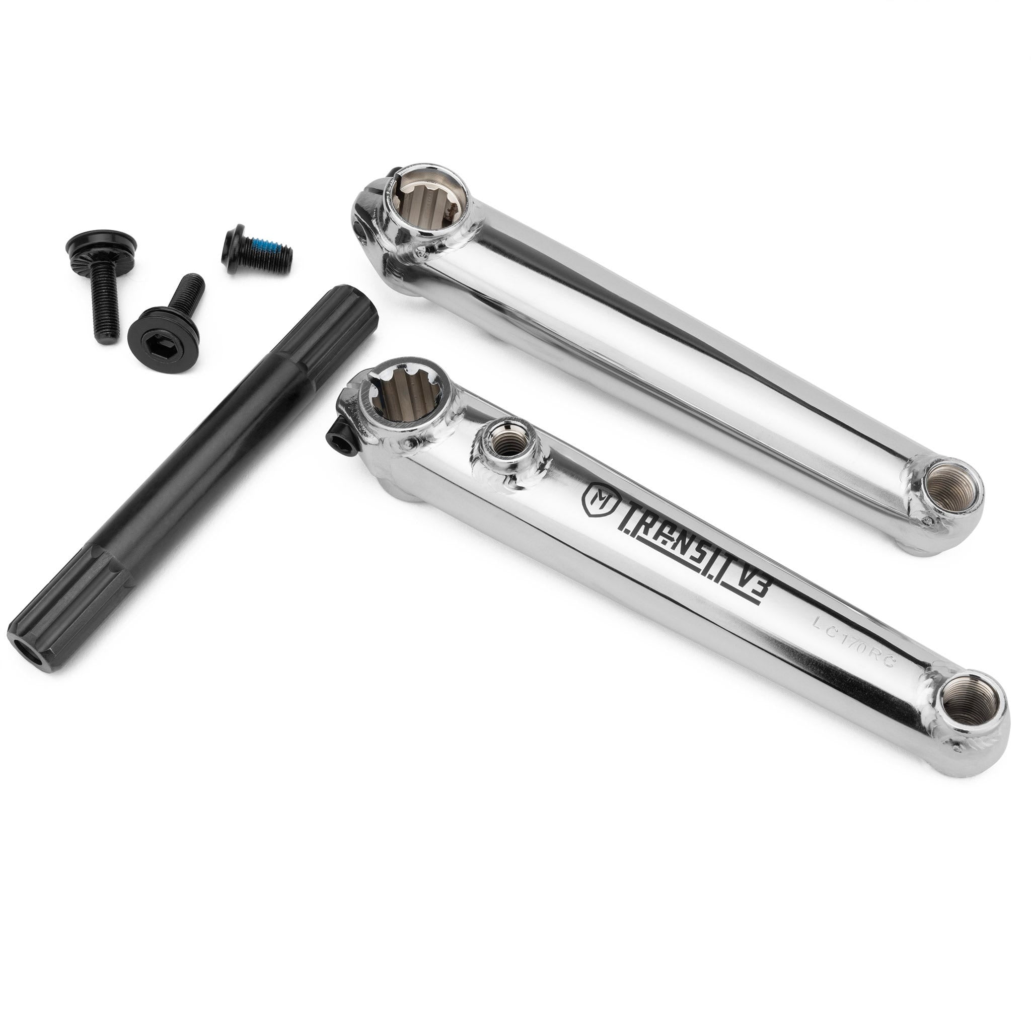 Mission Transit V3 BMX Cranksset 175mm Chrome