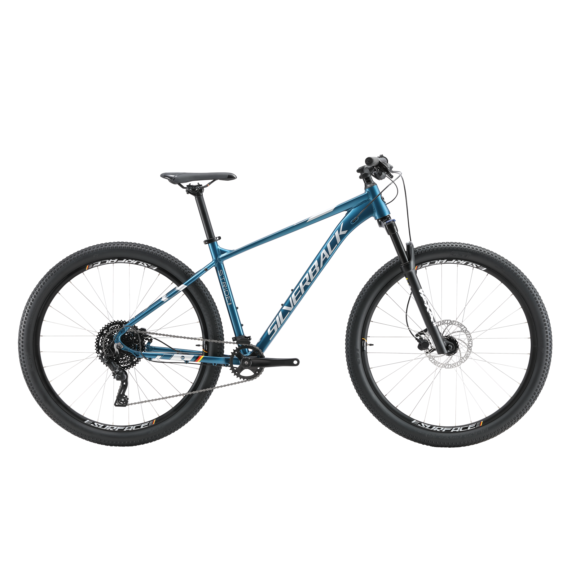 Silverback Stride Comp 29" Mountain Bike Metallic Blue Silver