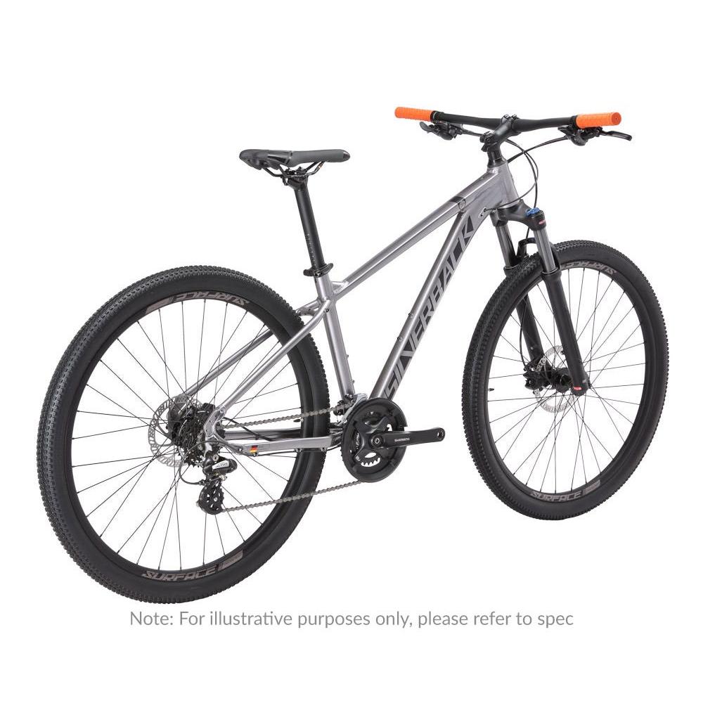 Silverback Stride HD 29'' Hardtail Mountain Bike Moondust Black