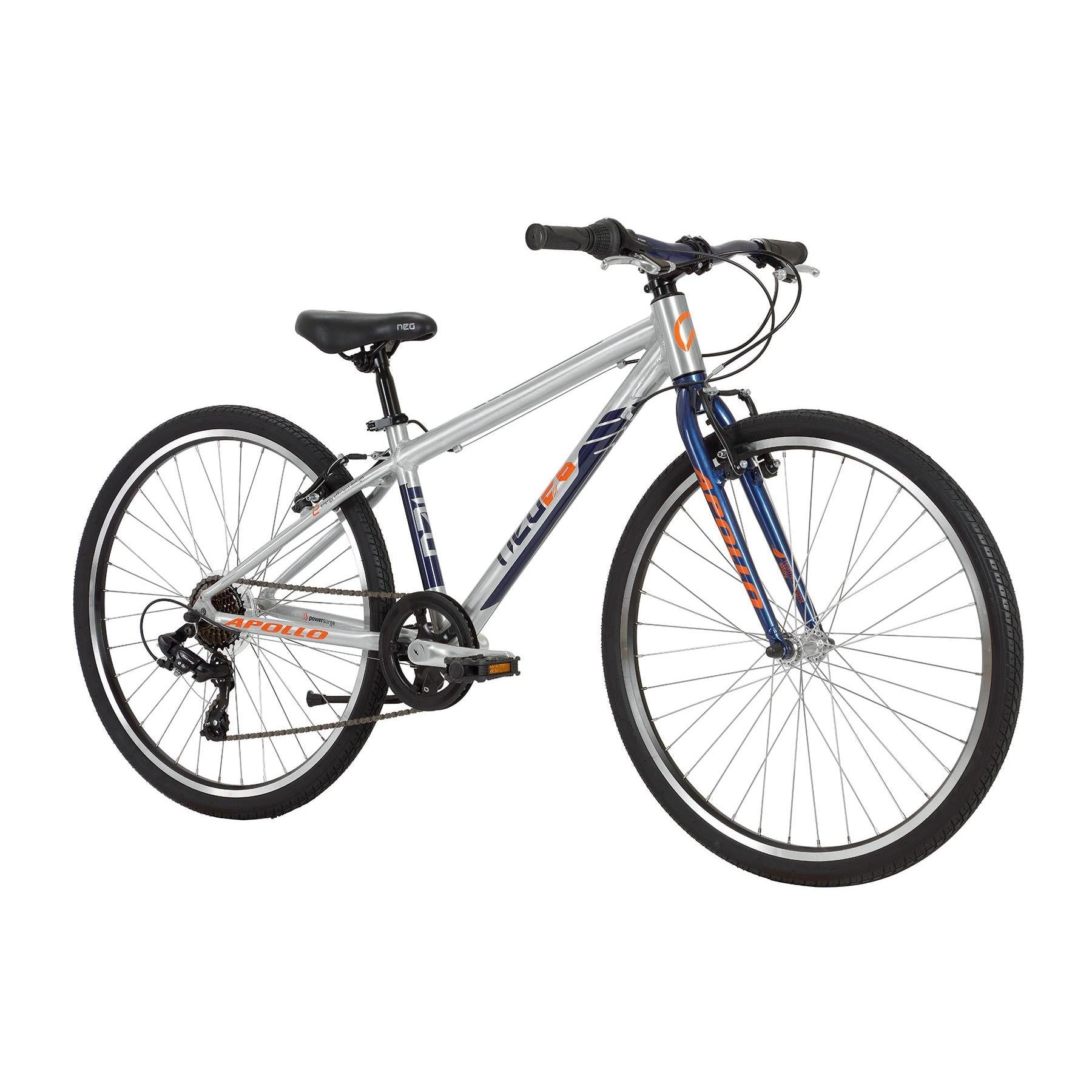 Neo 26 7s Kids Mountain Bike Navy Blue/Orange