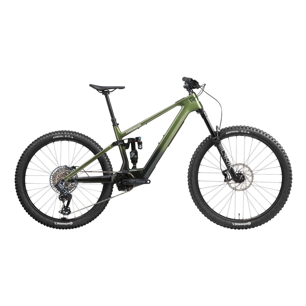 Norco Fluid VLT C2 140 Electric Trail Bike Green (XL)