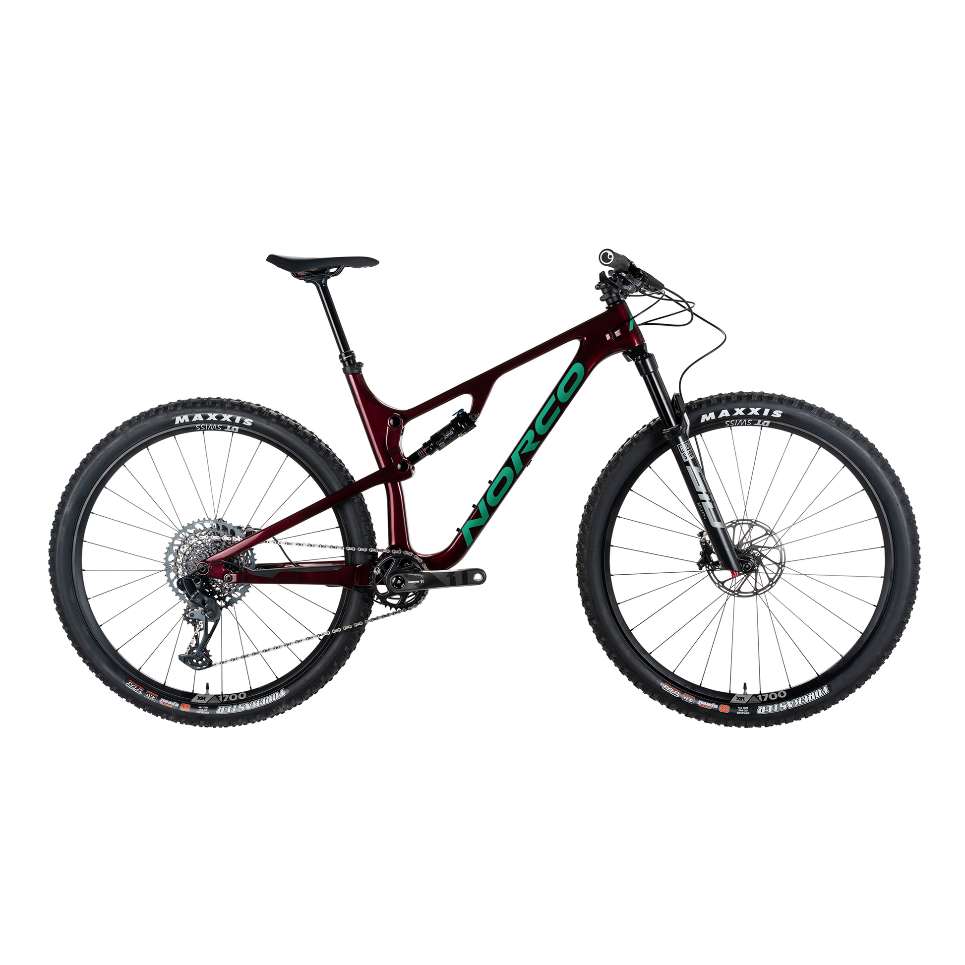 Norco Revolver FS 1 120 Dual Suspension Mountain Bike Red/Green