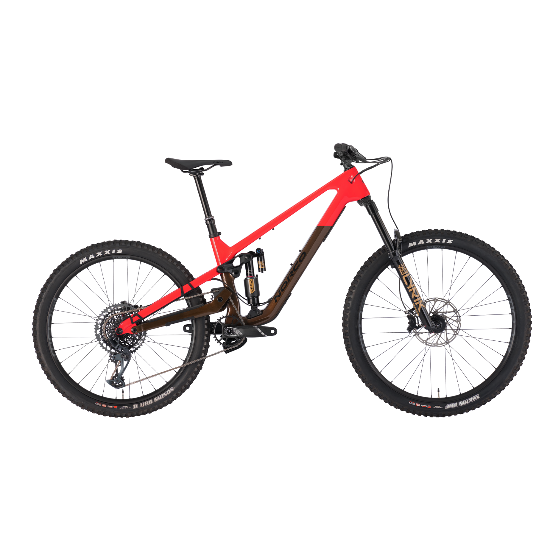 Norco Sight C2 Dual Suspension Mountain Bike Brown/Red