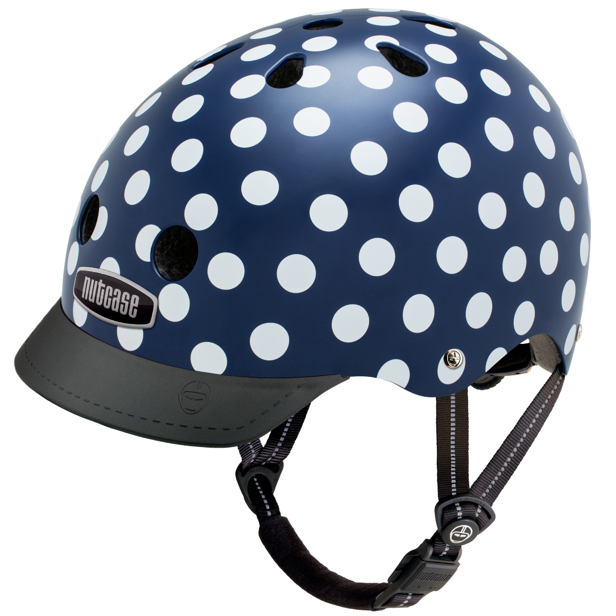 Nutcase Navy Dots Helmet