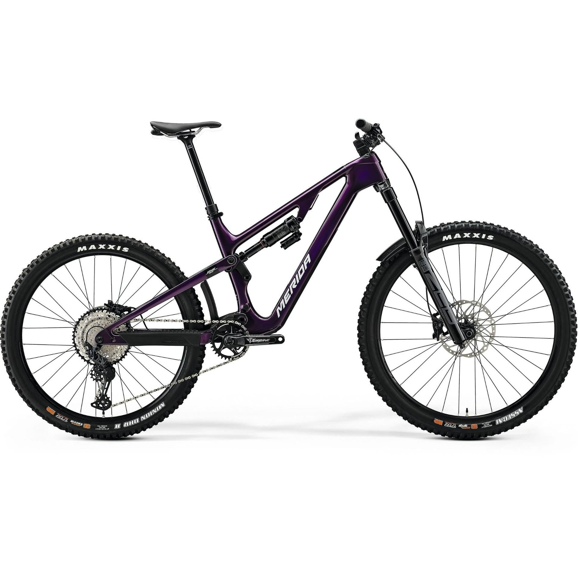 Merida One-Sixty 6000 Dual Suspension Mountain Bike Purple/Silver/Black