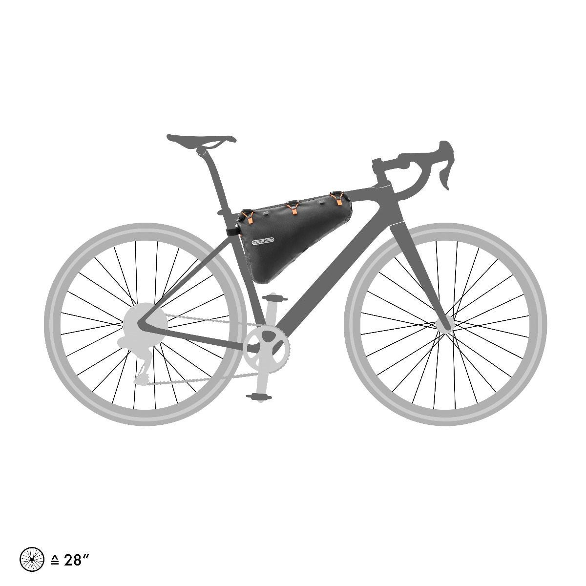 Ortlieb Waterproof Frame Pack RC 4L Black Matte
