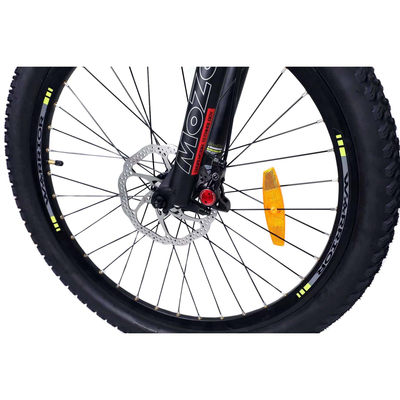 Pedal Warrior 24'' Electric Mountain Bike Green