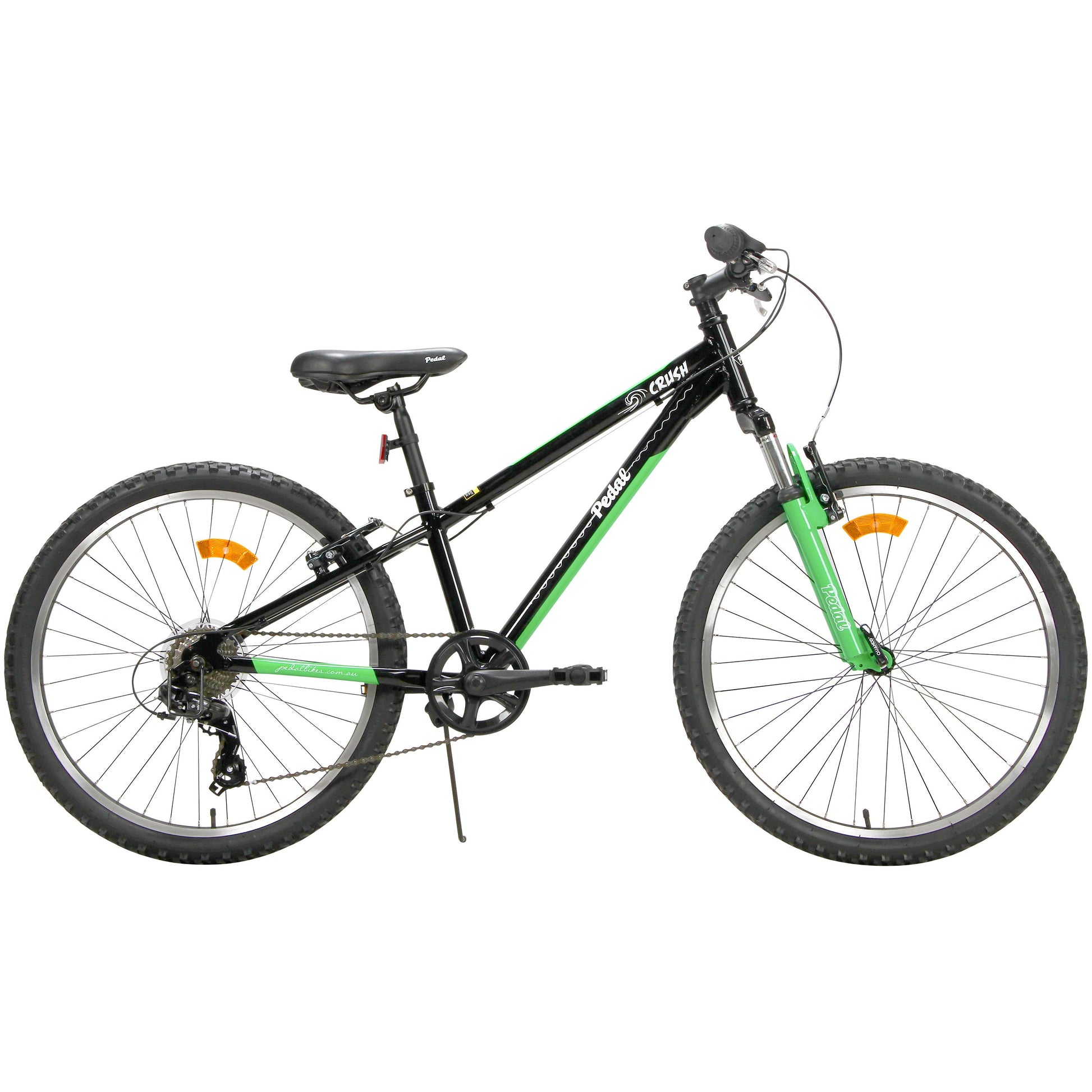 Pedal Crush Kids Bike Black/Green
