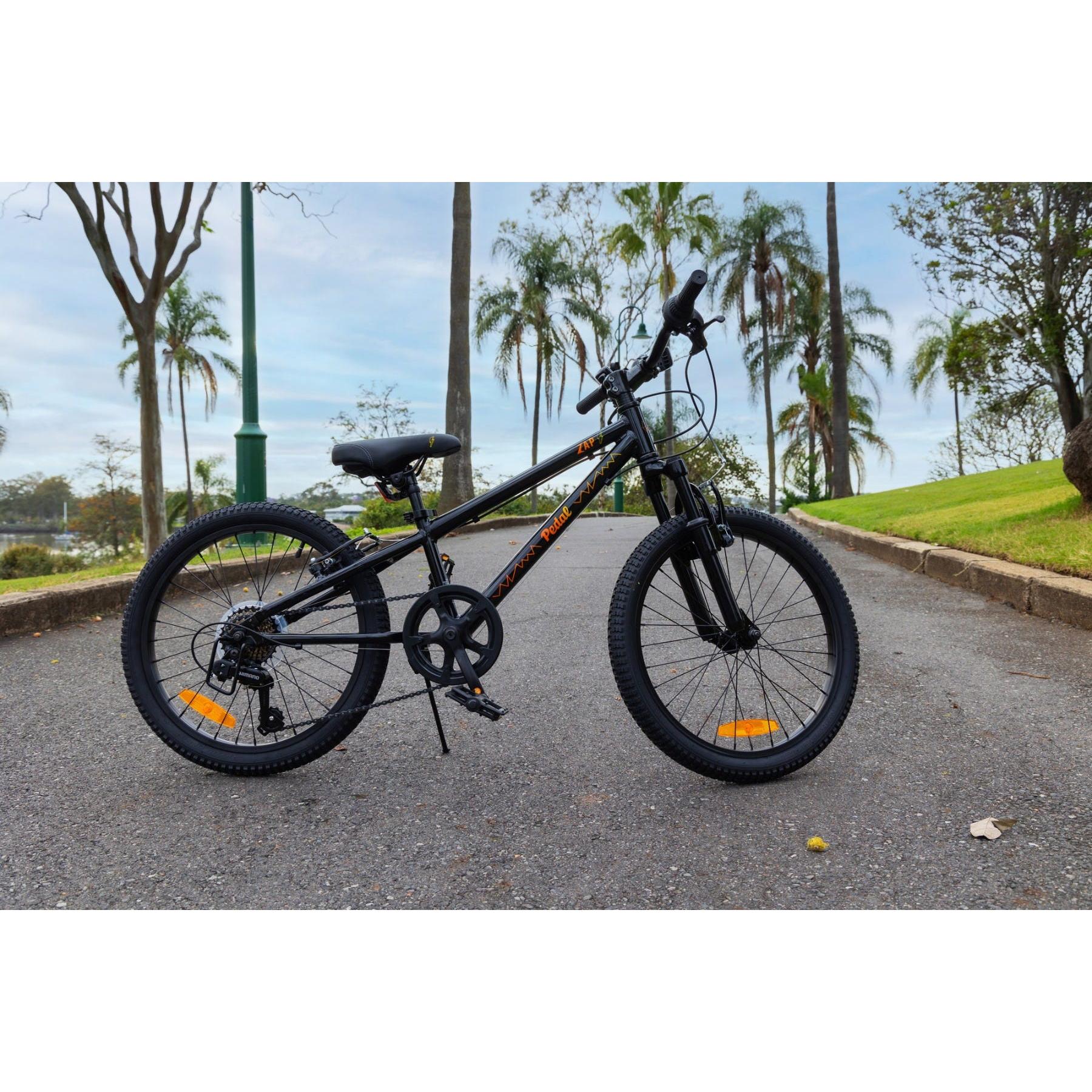 Pedal Zap 20'' Kids Bike Black/Yellow