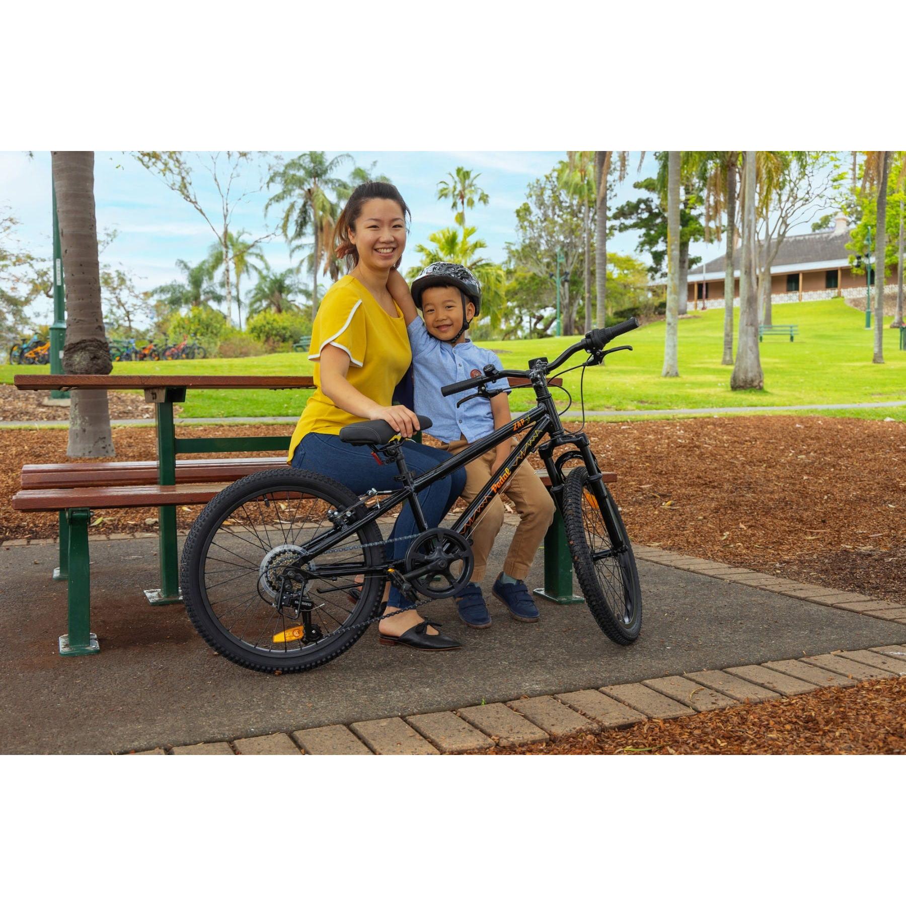 Pedal Zap 20'' Kids Bike Black/Yellow