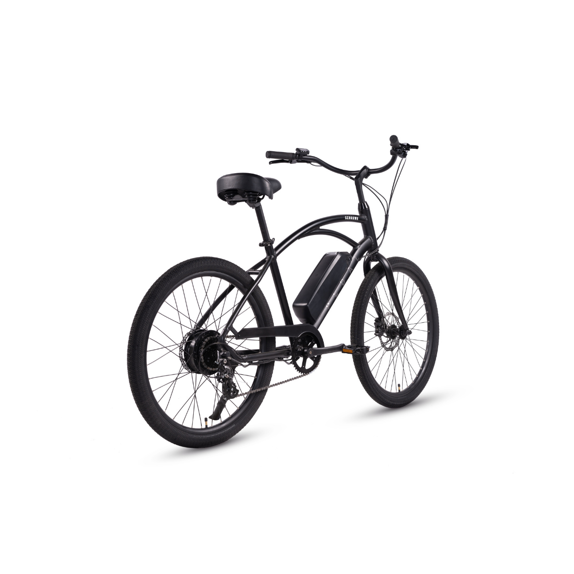 Pedal Seahawk Electric Cruiser Bike Black