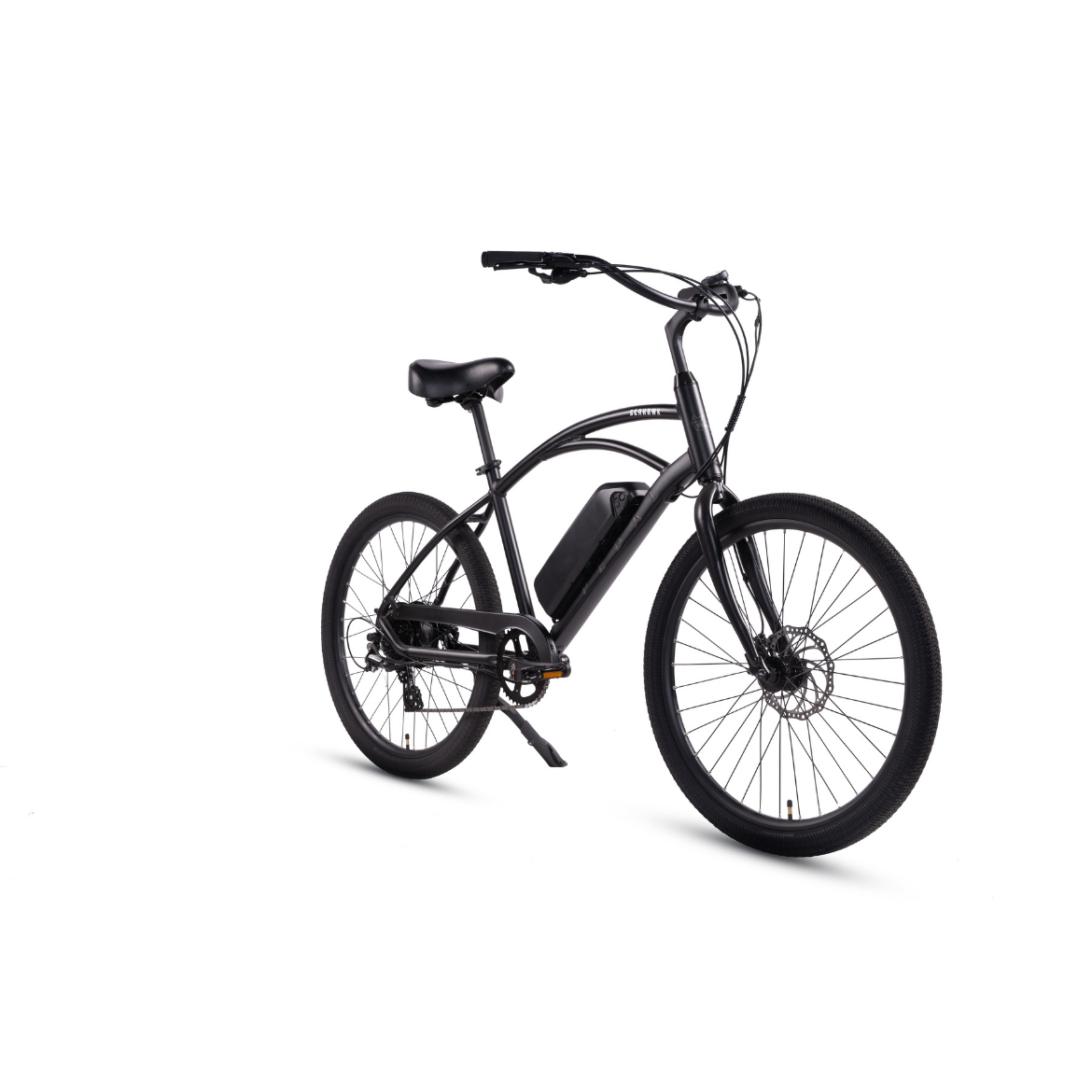 Pedal Seahawk Electric Cruiser Bike Black