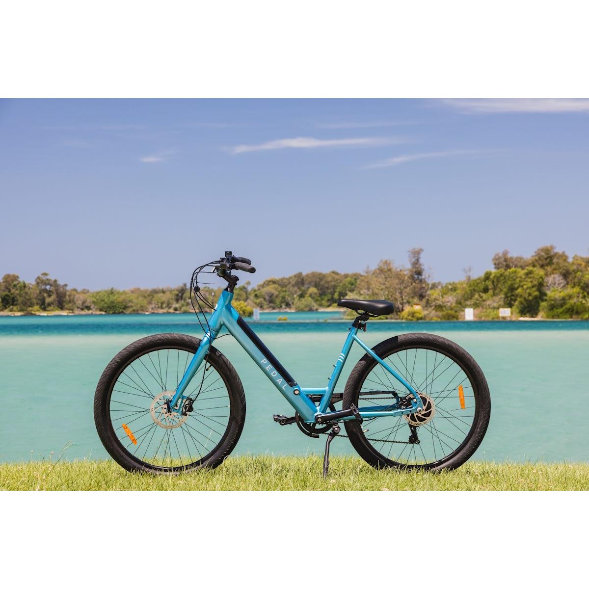 Pedal Breeze ST Electric Cruiser Bike Gloss Metal Lilac