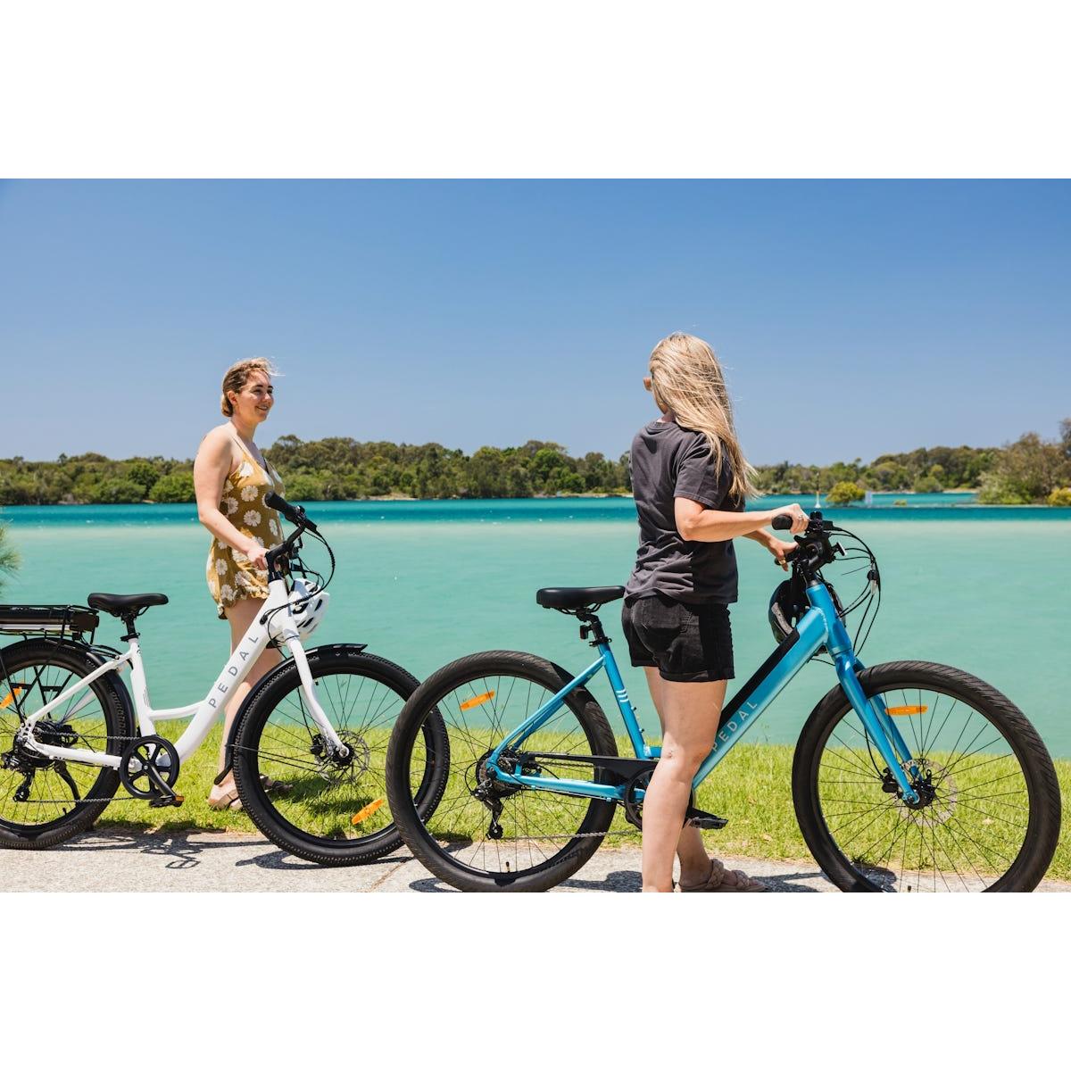 Pedal Breeze ST Electric Cruiser Bike Gloss Cosmic Blue