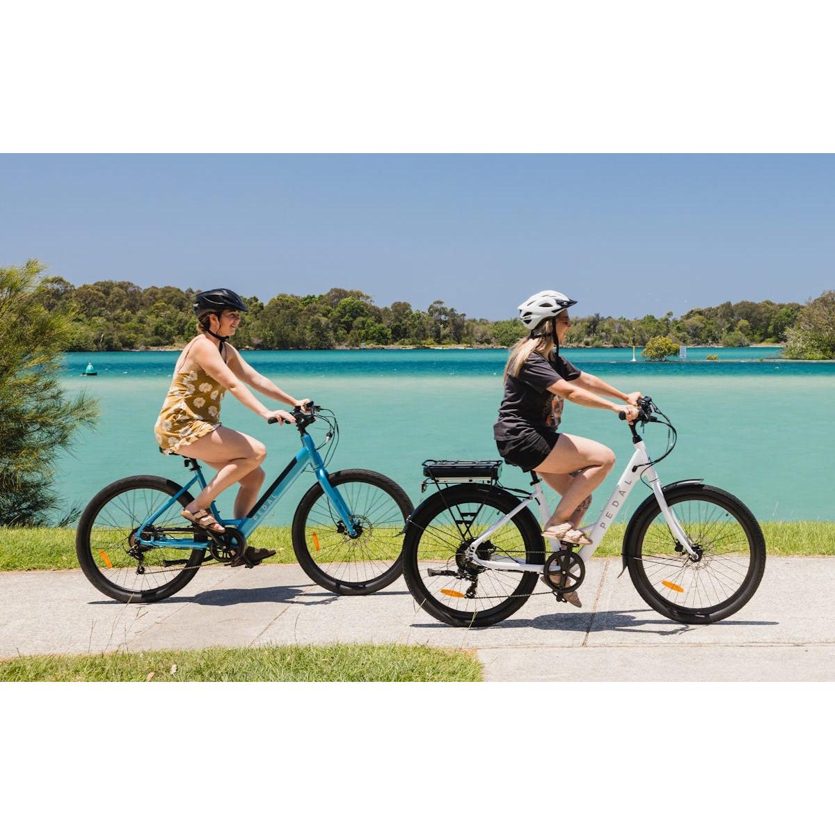 Pedal Breeze ST Electric Cruiser Bike Gloss Cosmic Blue