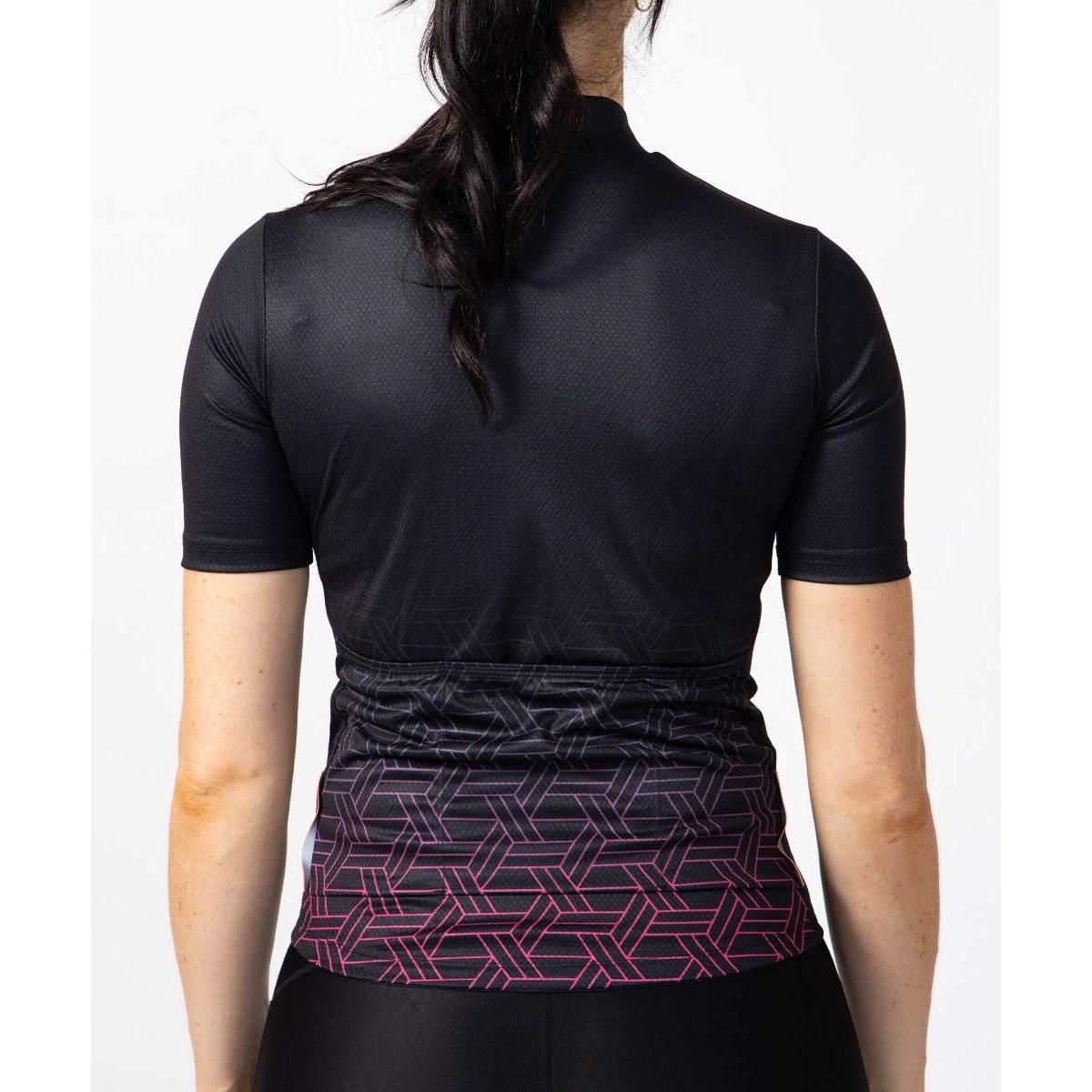 Pedal Womens Short Sleeve Jersey Black Pink