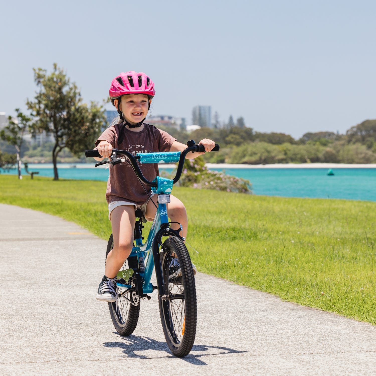 Pedal Strike 20'' Steel Kids Bike Aqua