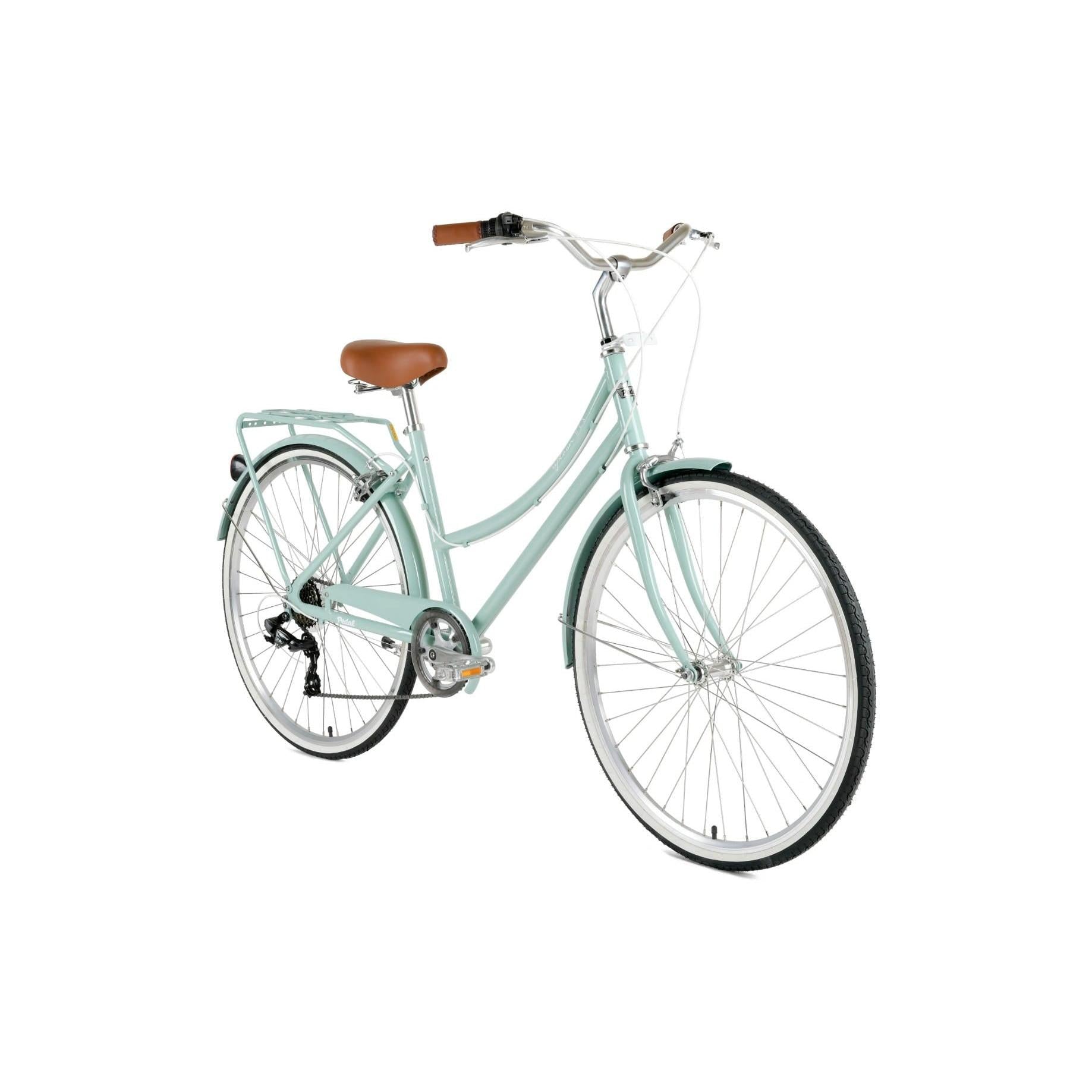 Pedal Uptown DLX Vintage Cruiser Bike Sage Green